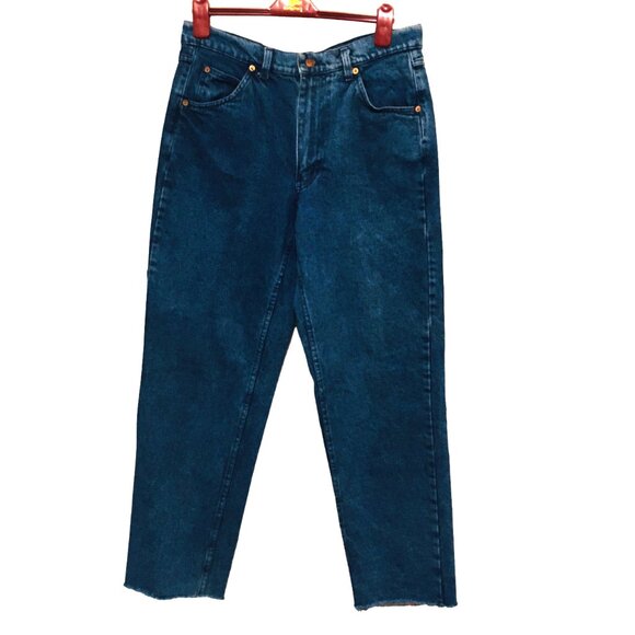 Valentino Denim - Valentino Italy Designer Jeans Logos Cotton Lined Blue Women’s Size EUC 36 US 8